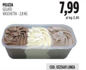 PELIZZA GELATO VASCHETTA -2,8 KG
