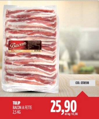 Carico Cash & Carry TULIP BACON A FETTE 2,5 KG offerta