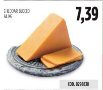 Carico Cash & Carry CHEDDAR BLOCCO AL KG offerta