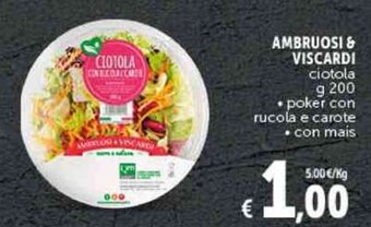 Deco Supermercati AMBRUOSI & VISCARDI ciotola g 200 offerta