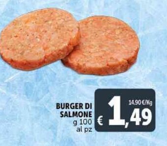Deco Supermercati BURGER DI SALMONE g 100 offerta