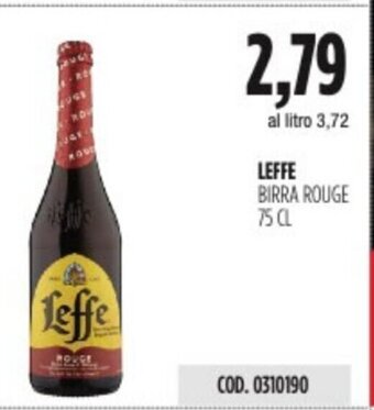 Carico Cash & Carry LEFFE BIRRA ROUGE 75 CL offerta