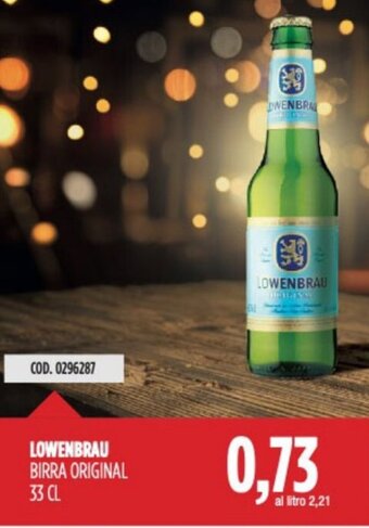 LOWENBRAU BIRRA ORIGINAL 33 CL