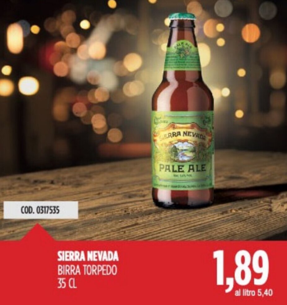 SIERRA NEVADA BIRRA TORPEDO 35 CL offerta di Carico Cash & Carry