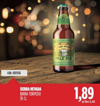 Carico Cash & Carry SIERRA NEVADA BIRRA TORPEDO 35 CL offerta