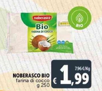 Deco Supermercati NOBERASCO BIO farina di cocco g 250 offerta