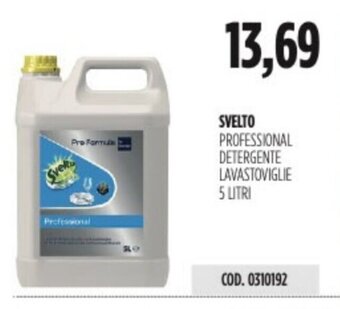 SVELTO PROFESSIONAL DETERGENTE LAVASTOVIGLIE 5 LITRI