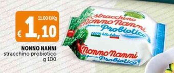Deco Supermercati NONNO NANNI stracchino probiotico g 100 offerta