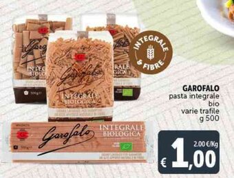 Deco Supermercati GAROFALO pasta integrale bio varie trafile g 500 offerta