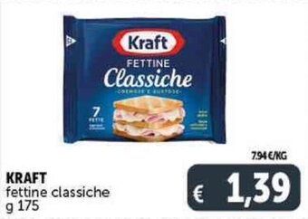Deco Supermercati KRAFT fettine classiche g 175 offerta