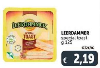 Deco Supermercati LEERDAMMER special toast g 125 offerta