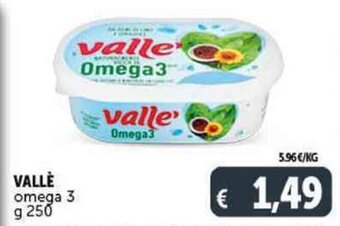 Deco Supermercati VALLÈ omega 3 g 250 offerta