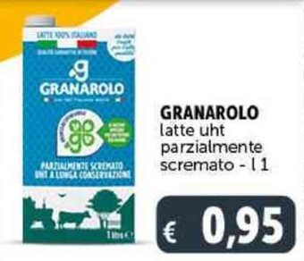 Deco Supermercati GRANAROLO latte uht parzialmente scremato - 1L offerta