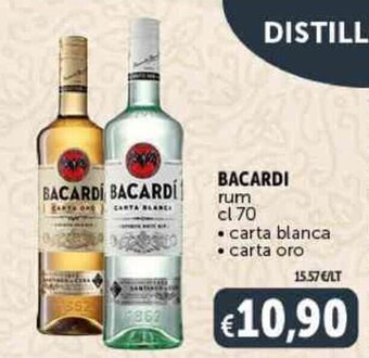 Deco Supermercati BACARDI rum cl.70 offerta
