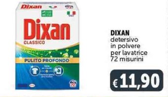 Deco Supermercati DIXAN detersivo in polvere per lavatrice 72 misurini offerta