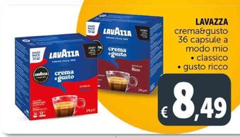 Deco Supermercati LAVAZZA crema&gusto 36 capsule offerta
