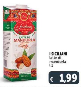 Deco Supermercati I SICILIANI latte di mandorla L1 offerta