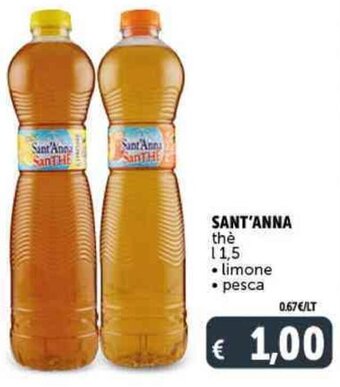 Deco Supermercati SANT'ANNA thè l 1,5 offerta