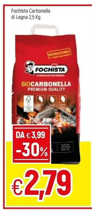 Famila Fochista Carbonella Di Legna offerta