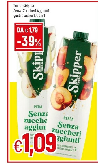 Famila Zuegg Skipper Pesca Senza Zuccheri Aggiunti 1000 G(ml) offerta