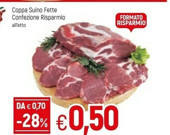 Famila Coppa Suino Fette offerta