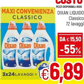 Famila Dixan Detersivo lavatrice offerta