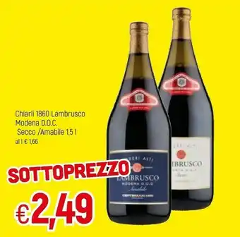 Famila Chiarli Lambrusco offerta