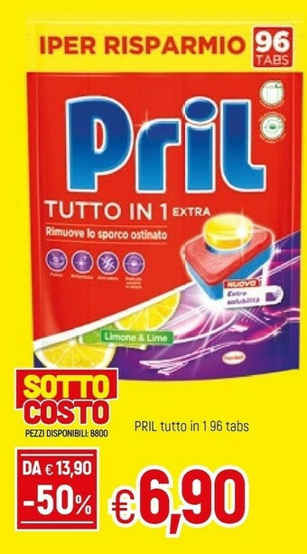 Famila Pril Detersivo lavastoviglie offerta