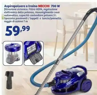 In'S Mercato Necchi Aspirapoluere A Traino 700 W offerta