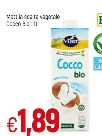 Famila Matt Bevande analcoliche offerta