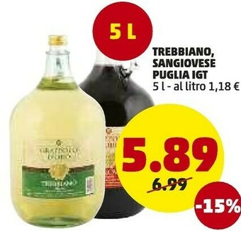 PENNY Trebbiano Sangiovese Puglia Igt offerta