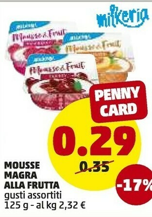 Milkeria Mousse & Fruit Cherry 125 G(ml)