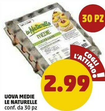 PENNY Le Naturelle Uova Medie offerta