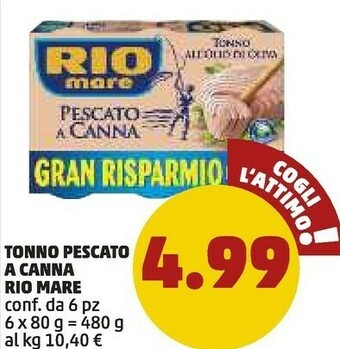 PENNY Rio Mare Tonno Pescato A Canna offerta