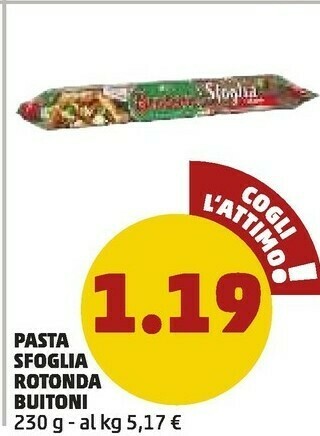 PENNY Buitoni Pasta Sfoglia Rotonda offerta
