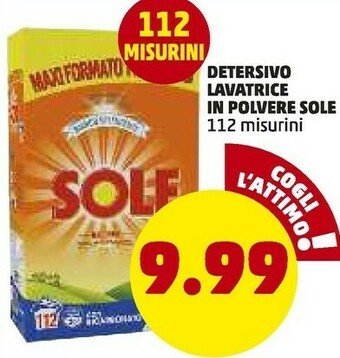 PENNY Sole Detersivo Lavatrice In Polvere offerta