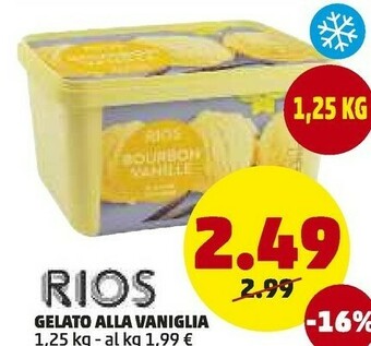 PENNY Rios Gelato Alla Vaniglia offerta