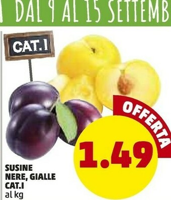 PENNY Susine Nere/ Gialle offerta
