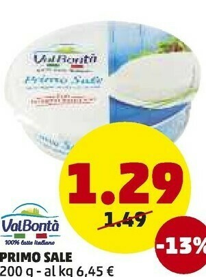 PENNY Valbontà Primo Sale offerta