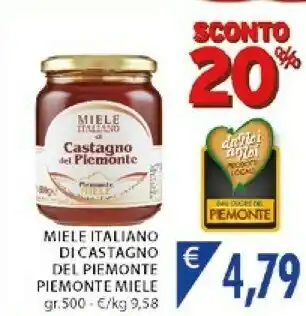 Mercatò Piemonte miele Miele Italiano Di Castagno Del Piemonte offerta