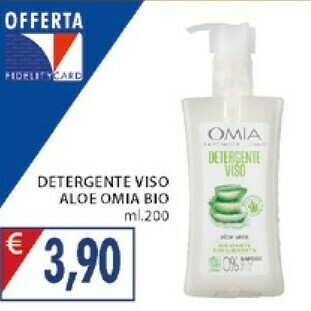Mercatò Omia Detergente Viso Aloe Bio offerta