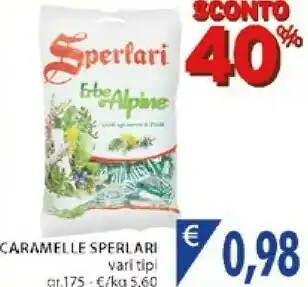 Mercatò Sperlari Erbe Alpine 175 G offerta