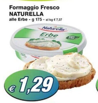 Prix Quality Formaggio Fresco NATURELLA alle Erbe - g 175 offerta