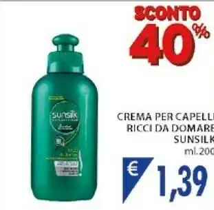 Mercatò Sunsilk Crema Per Capelli Ricci Sa Domare 200ml offerta