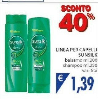 Mercatò Sunsilk Shampoo Per Ricci 200ml offerta