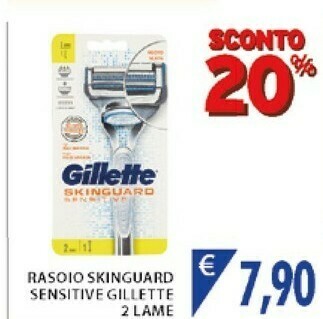 Mercatò Gillette Rasoio Skinguard Sensitive 2 Lame offerta