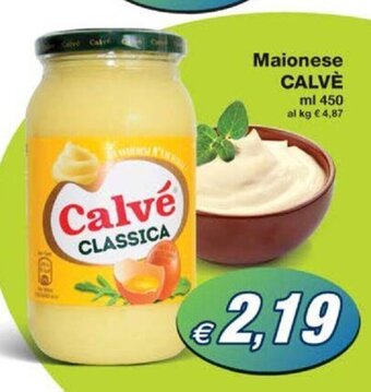 Prix Quality Maionese CALVE ml 450 offerta