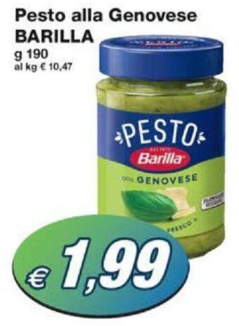 Prix Quality Pesto alla Genovese BARILLA g 190 offerta