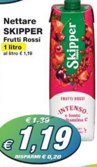 Nettare SKIPPER Frutti Rossi 1 litro