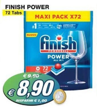 Prix Quality FINISH POWER 72 Tabs offerta